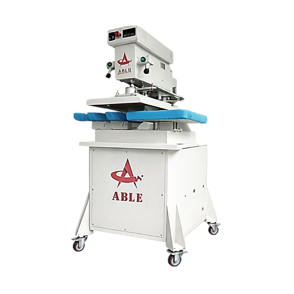 Convertible finger and flat press machine