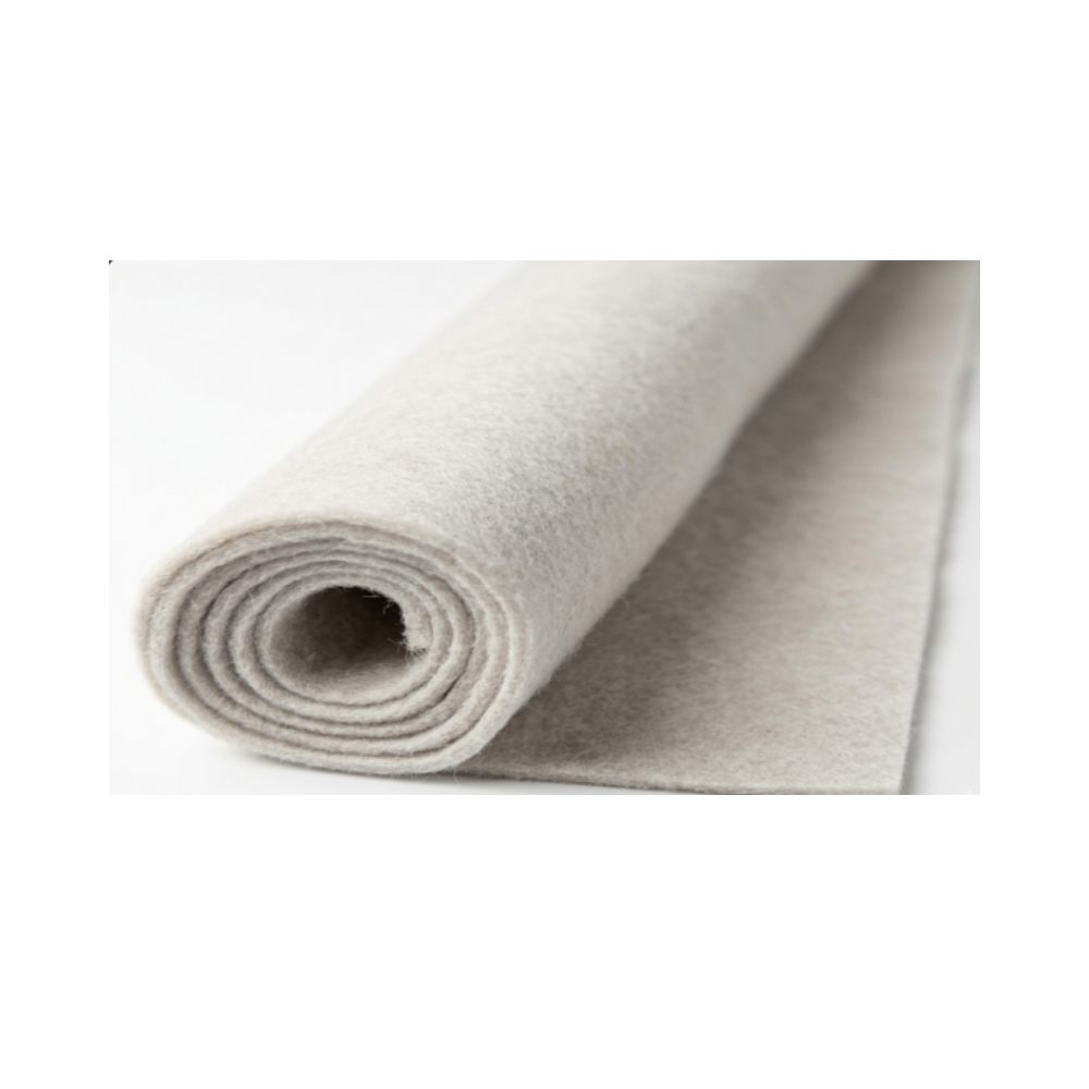 Press-bed felt material in standard and custom thicknesses
