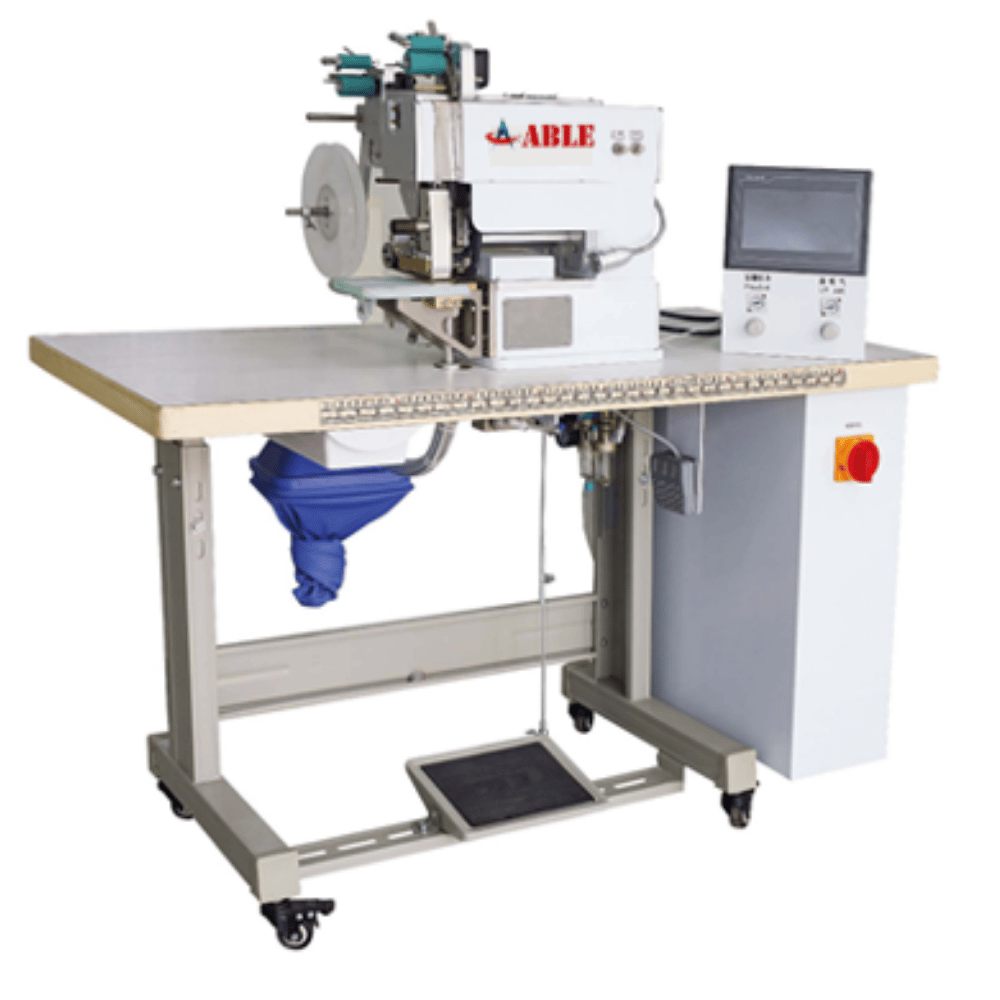 Laydown machine NQ801A with roller foot