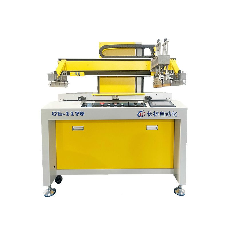 Silicone brushing machine