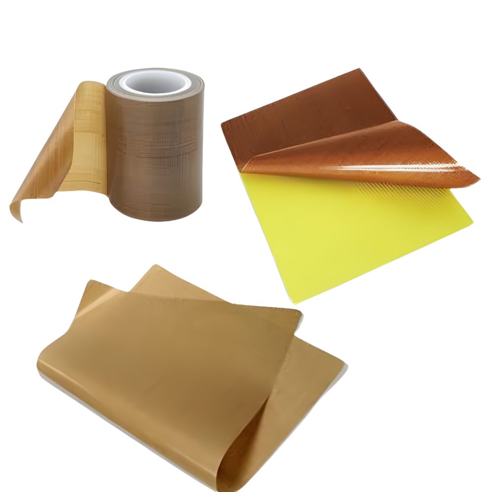 Teflon sheet and tape for bonding presses