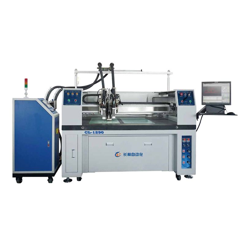 Three in one PUR dot and jelly dispensing machine
